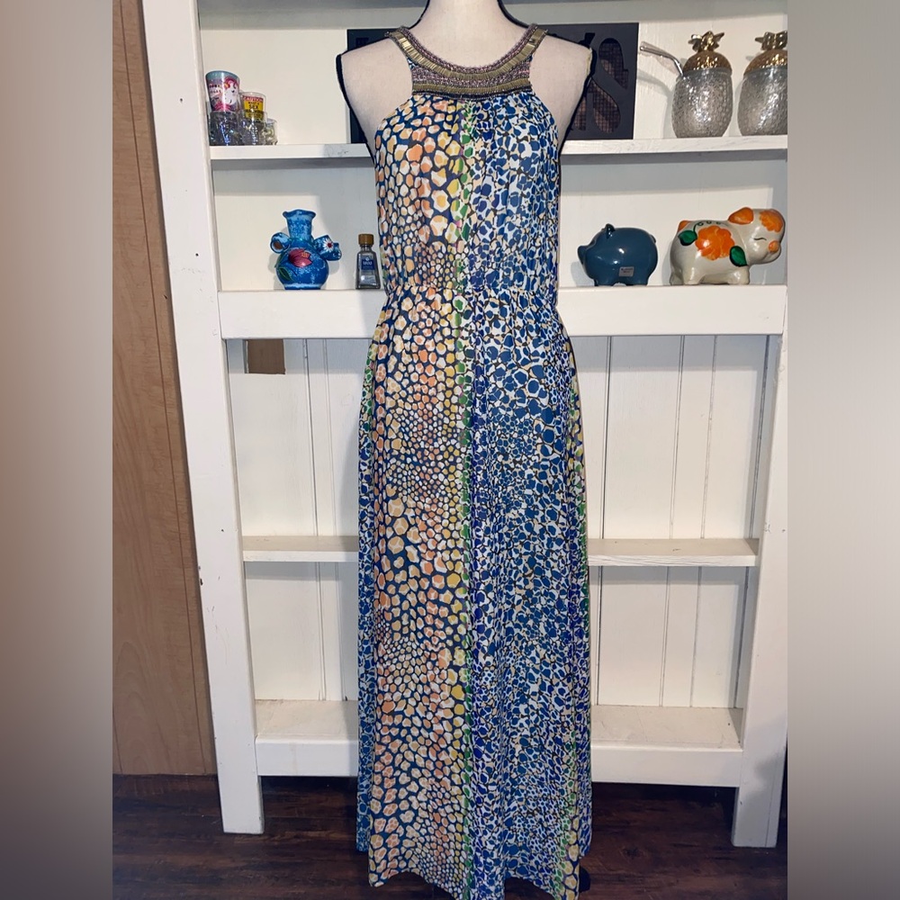 HD in Paris Anthropologie Mayacamas Maxi Dress 4P